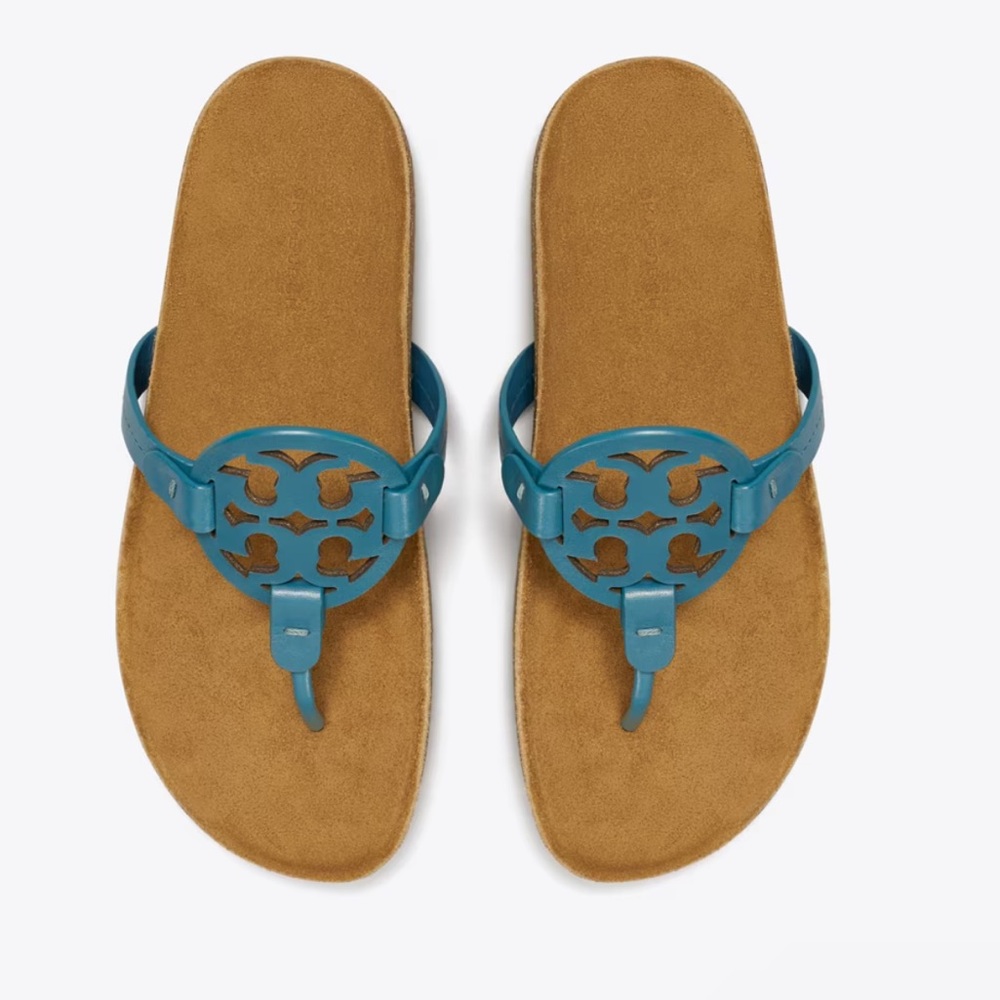 Tory Burch Miller Cloud Leather/Cork Sandals